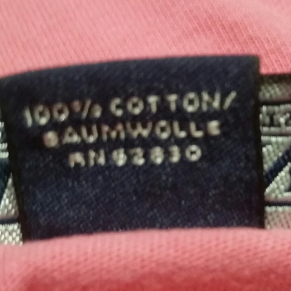 LANDS'END Pink Doggy Rhinestone Top Girls L 6X - Picture 7 of 7